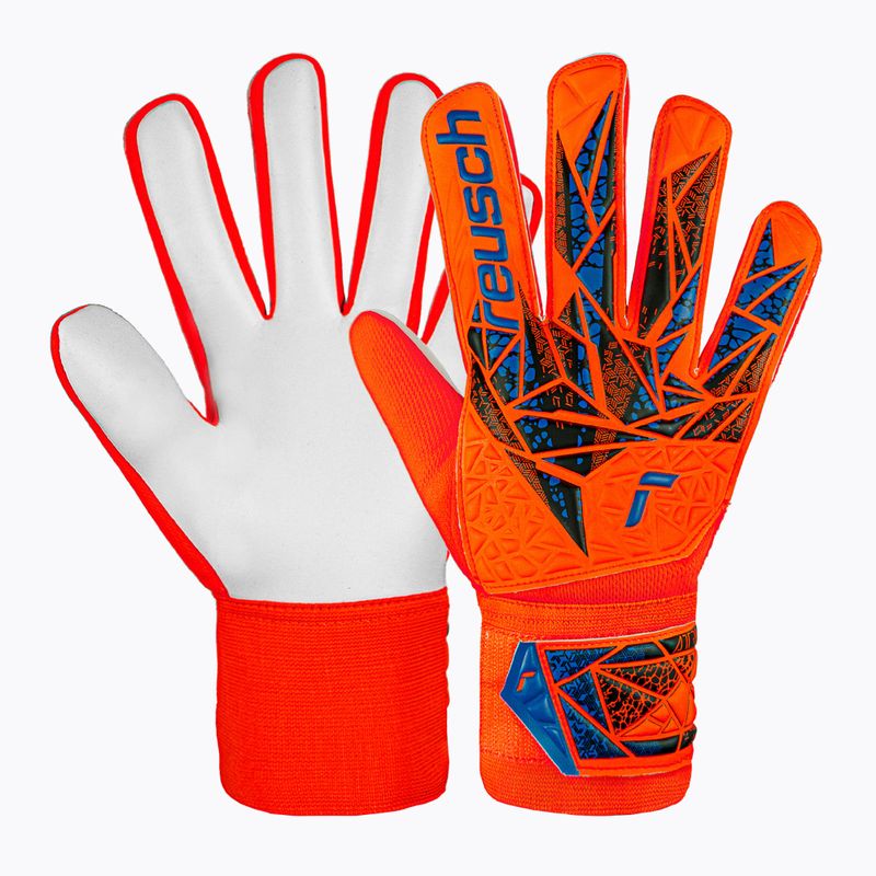 Vartininko pirštinės Reusch Attrakt Starter Solid bright red/future blue