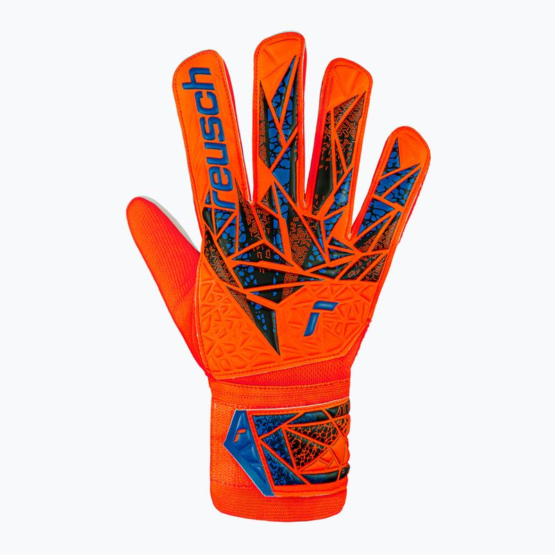 Vartininko pirštinės Reusch Attrakt Starter Solid bright red/future blue 2