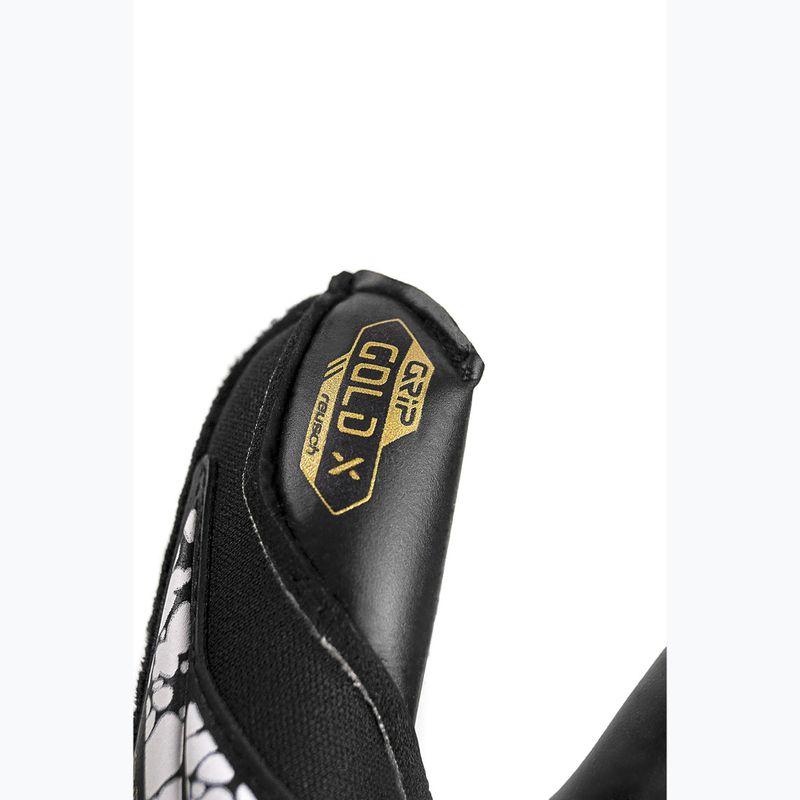 Vartininko pirštinės Reusch Attrakt Gold X Evolution Cut Finger Support black/gold/white/black 6