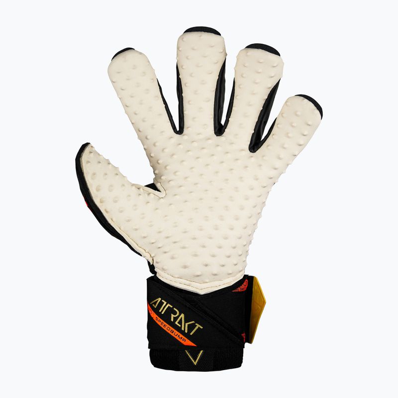 Vartininko pirštinės Reusch Attrakt SpeedBump Ortho-Tec black/gold/orange 3