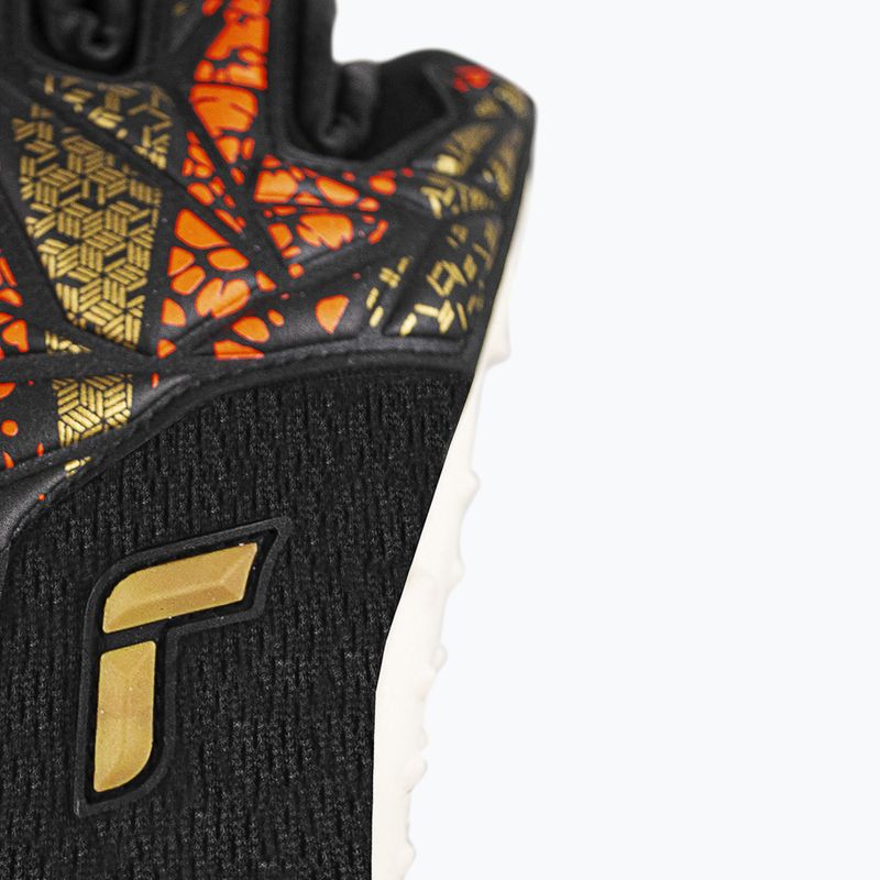 Vartininko pirštinės Reusch Attrakt SpeedBump Ortho-Tec black/gold/orange 7