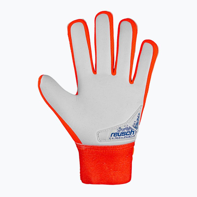 Vartininkų pirštinės Reusch Attrakt Starter Grip hyper orng/elec blue 3