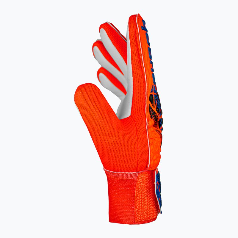 Vartininkų pirštinės Reusch Attrakt Starter Grip hyper orng/elec blue 4