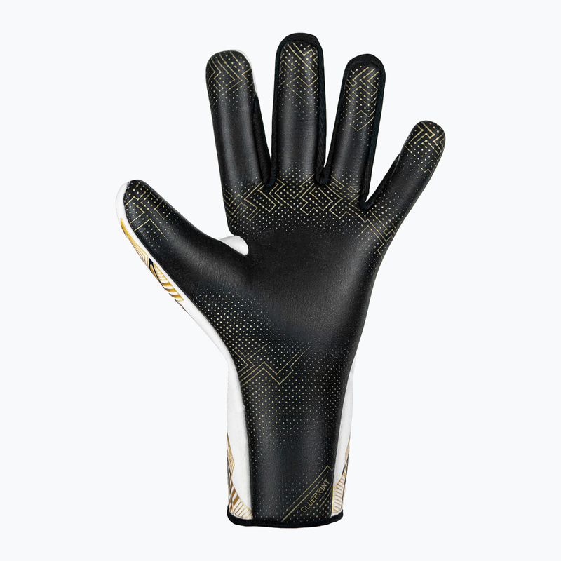 Vartininko pirštinės Reusch Pure Contact Gold X GluePrint Strapless white/gold/black 3