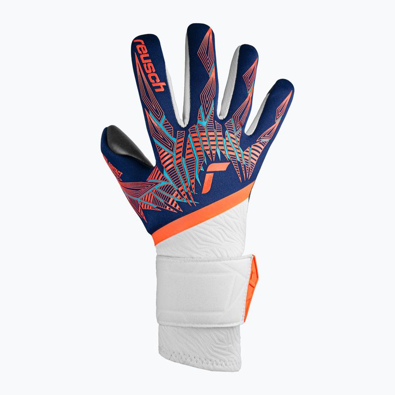 Vartininko pirštinės Reusch Pure Contact Gold premium blue/electric orange/black 2