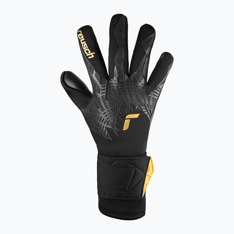 Vaikiškos vartininko pirštinės Reusch Pure Contact Infinity Junior black/gold/black 2