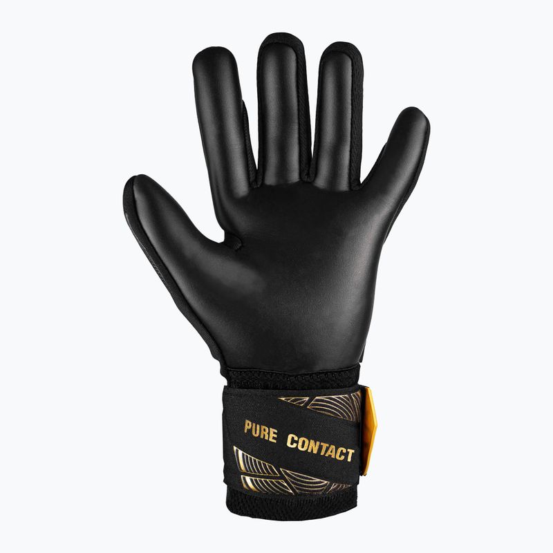 Vaikiškos vartininko pirštinės Reusch Pure Contact Infinity Junior black/gold/black 3