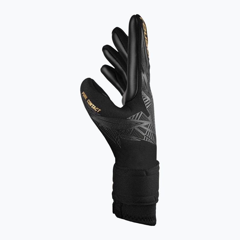 Vaikiškos vartininko pirštinės Reusch Pure Contact Infinity Junior black/gold/black 4