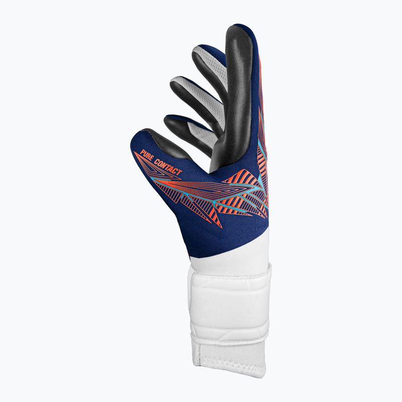 Vaikiškos vartininko pirštinės Reusch Pure Contact Silver Junior premium blue/electric orange/black 4