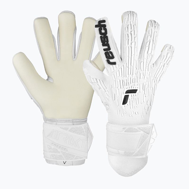 Vartininko pirštinės Reusch Attrakt Freegel Gold white