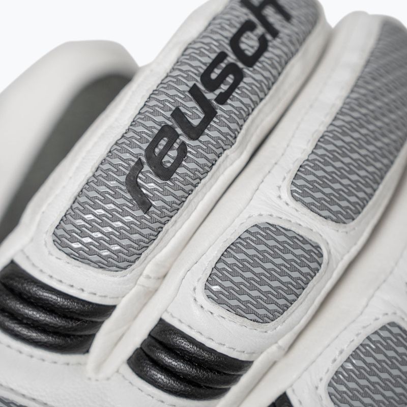Vyriškos slidinėjimo pirštinės Reusch Worldcup Warrior DG white/glacier 5