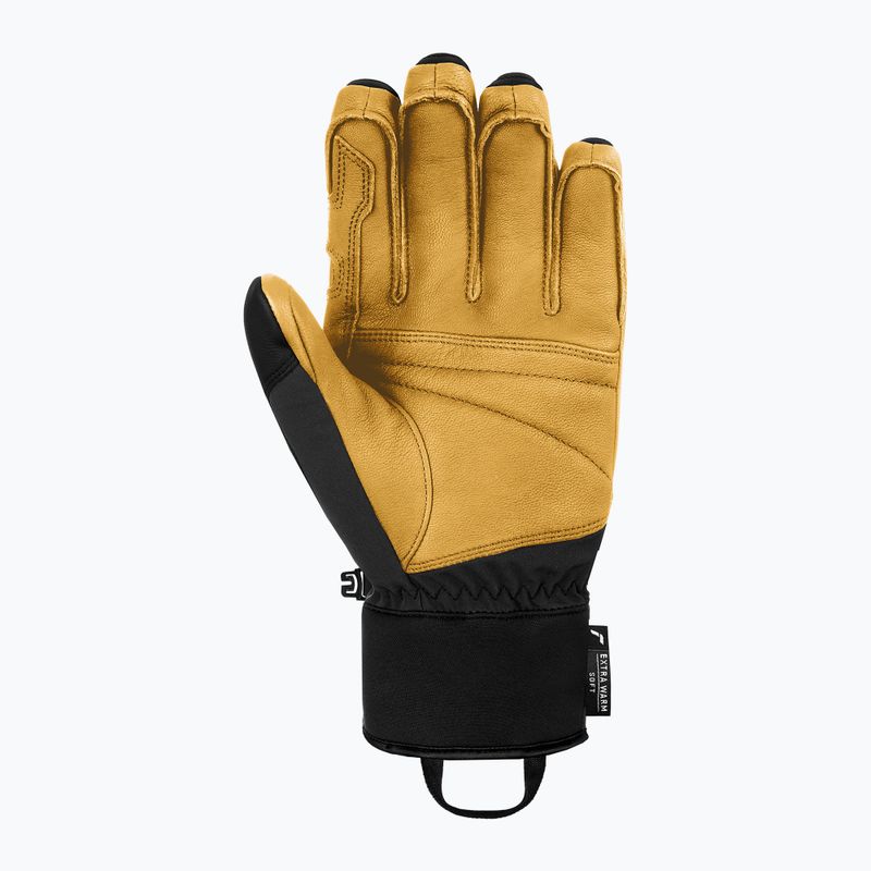 Slidinėjimo pirštinės Reusch Pro Rc black/camel 4