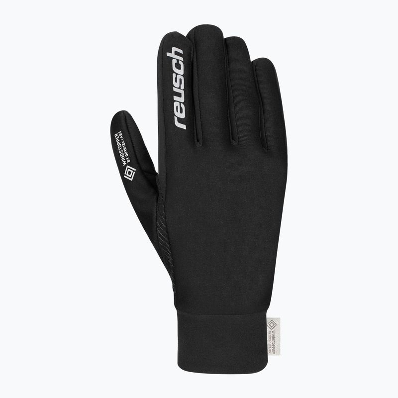 Vyriškos pirštinės Reusch Karayel Windstopper Touch-Tec black/silver 3