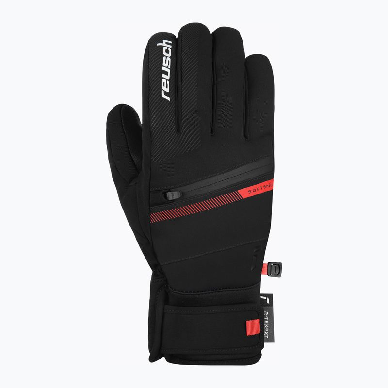 Slidinėjimo pirštinės Reusch Steve R-Tex XT 7809 black/fluo red 2
