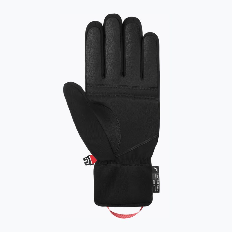 Slidinėjimo pirštinės Reusch Steve R-Tex XT 7809 black/fluo red 3