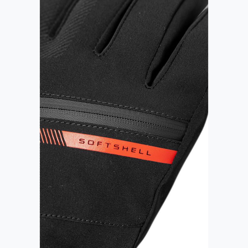 Slidinėjimo pirštinės Reusch Steve R-Tex XT 7809 black/fluo red 5