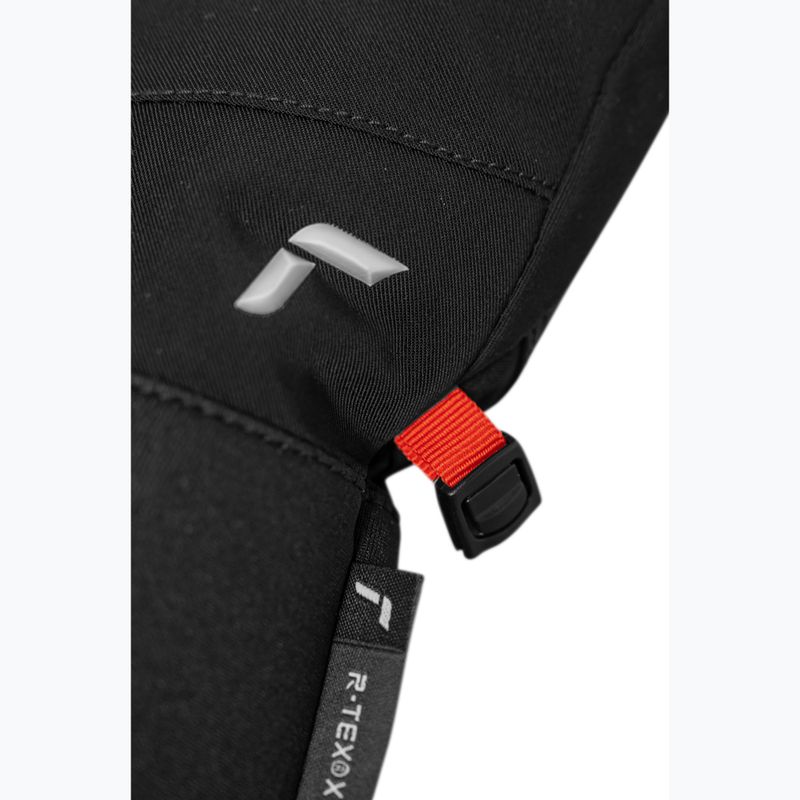 Slidinėjimo pirštinės Reusch Steve R-Tex XT 7809 black/fluo red 6