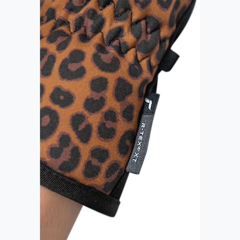 Moteriškos slidinėjimo pirštinės Reusch Keira R-Tex XT black/brown leopard 6