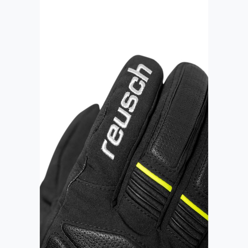 Slidinėjimo pirštinės Reusch Thunder R-Tex XT blacier grey/black/safety yellow 4