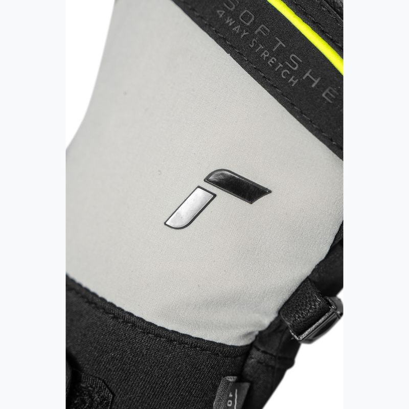 Slidinėjimo pirštinės Reusch Thunder R-Tex XT blacier grey/black/safety yellow 5