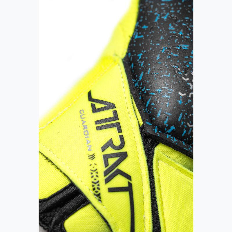Vartininkų pirštinės Reusch Attrakt Fusion Guardian safety yellow/silver/black 6