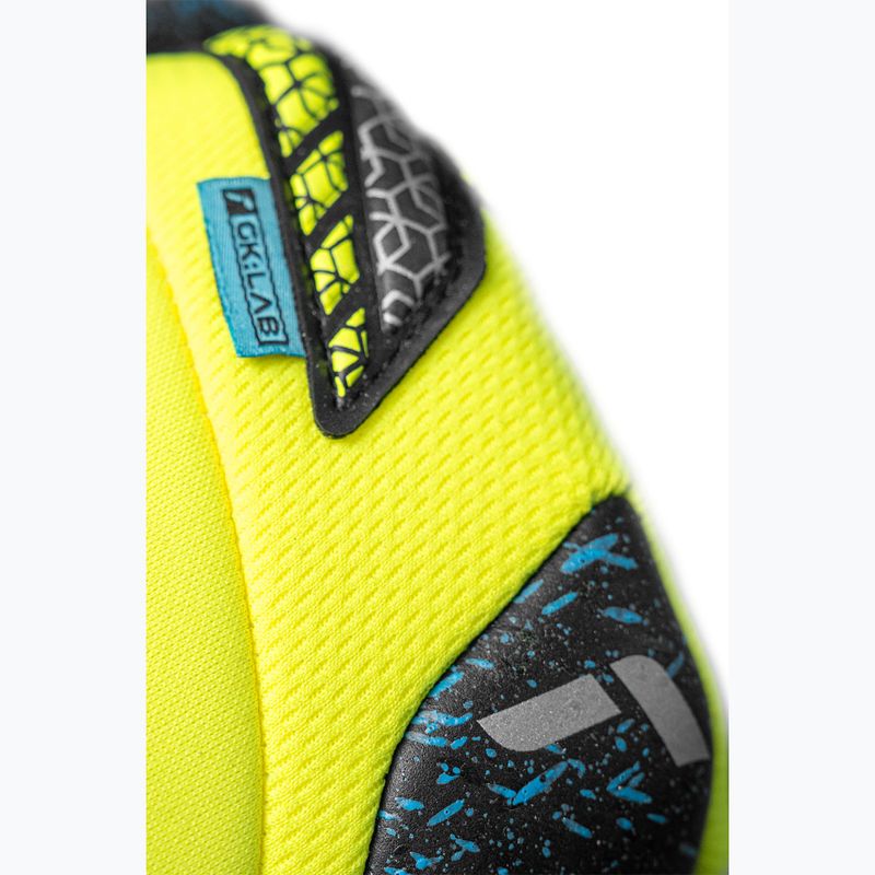 Vartininkų pirštinės Reusch Attrakt Fusion Guardian safety yellow/silver/black 7