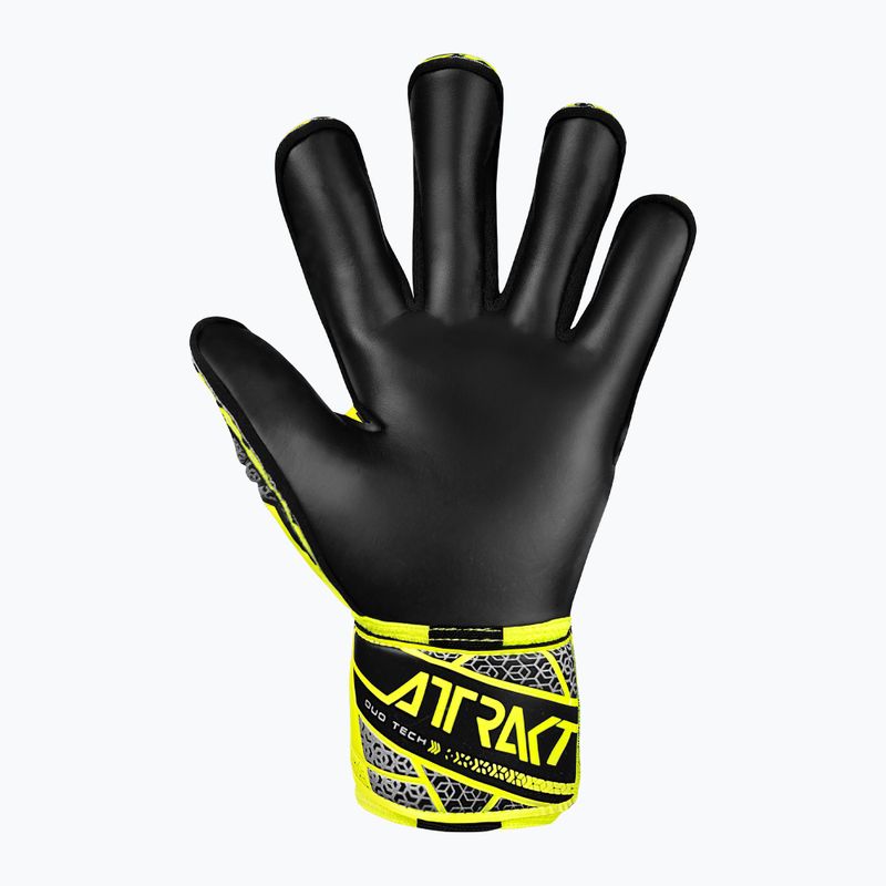 Vartininko pirštinės Reusch Attrakt Duo Evolution safety yellow/silver/black 3