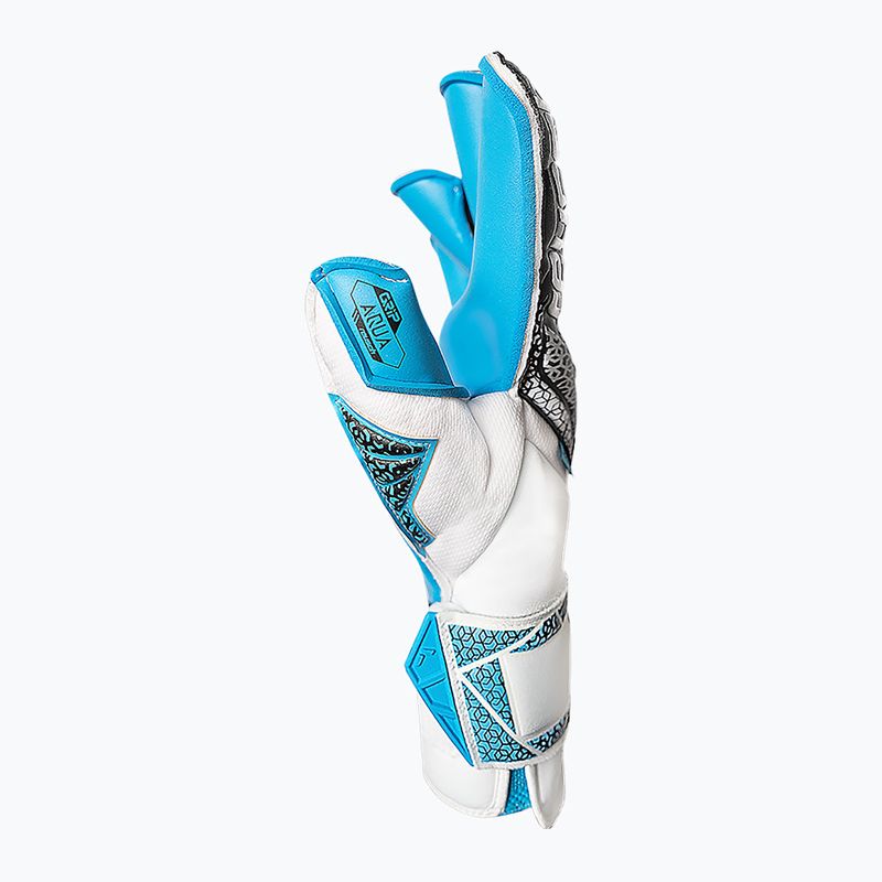 Vartininko pirštinės Reusch Attrakt Aqua Evolution white/black/aqua blue 3