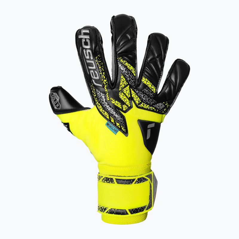 Vartininkų pirštinės Reusch Attrakt Gold X Evolution safety yellow/silver/black 2