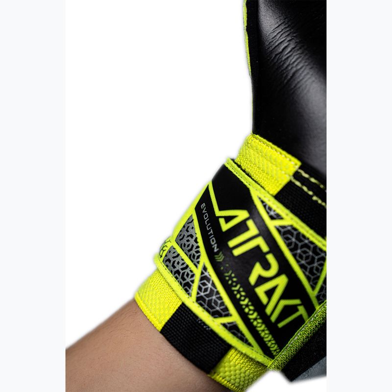 Vartininkų pirštinės Reusch Attrakt Gold X Evolution safety yellow/silver/black 7