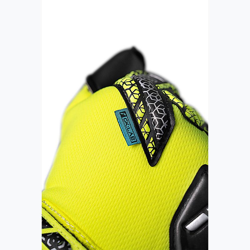Vartininko pirštinės Reusch Attrakt Duo safety yellow/silver/black 5