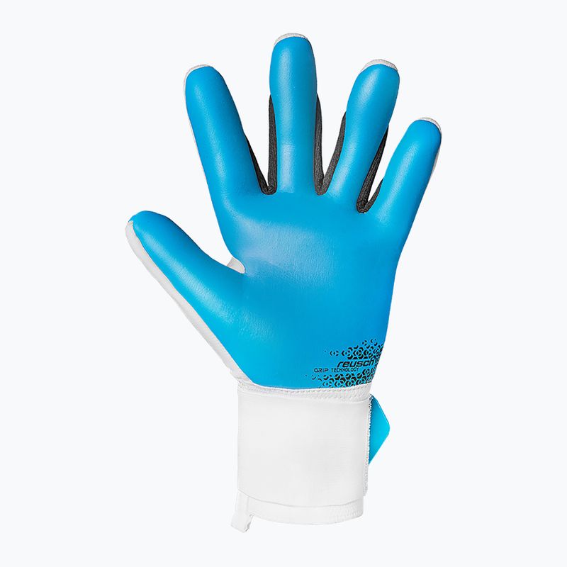 Vartininko pirštinės Reusch Attrakt Freegel Aqua white/black/aqua blue 3