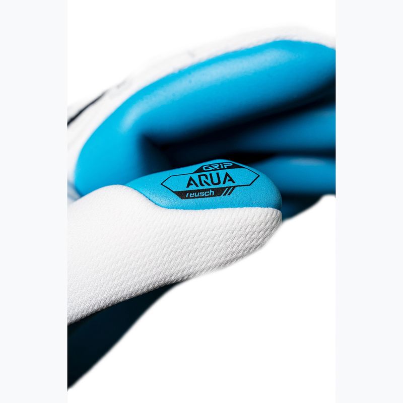 Vartininko pirštinės Reusch Attrakt Freegel Aqua white/black/aqua blue 5