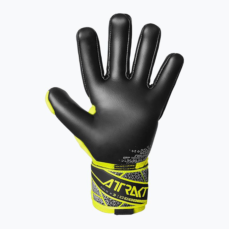 Vartininkų pirštinės Reusch Attrakt Gold X NC safety yellow/silver/black 3