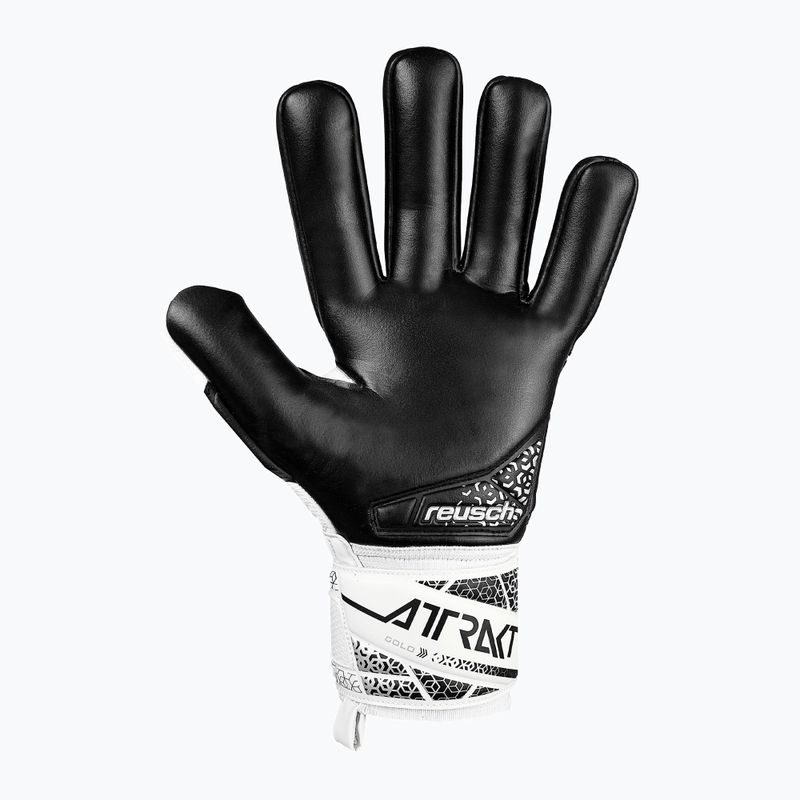 Vartininkų pirštinės Reusch Attrakt Gold NC white/silver/black 3