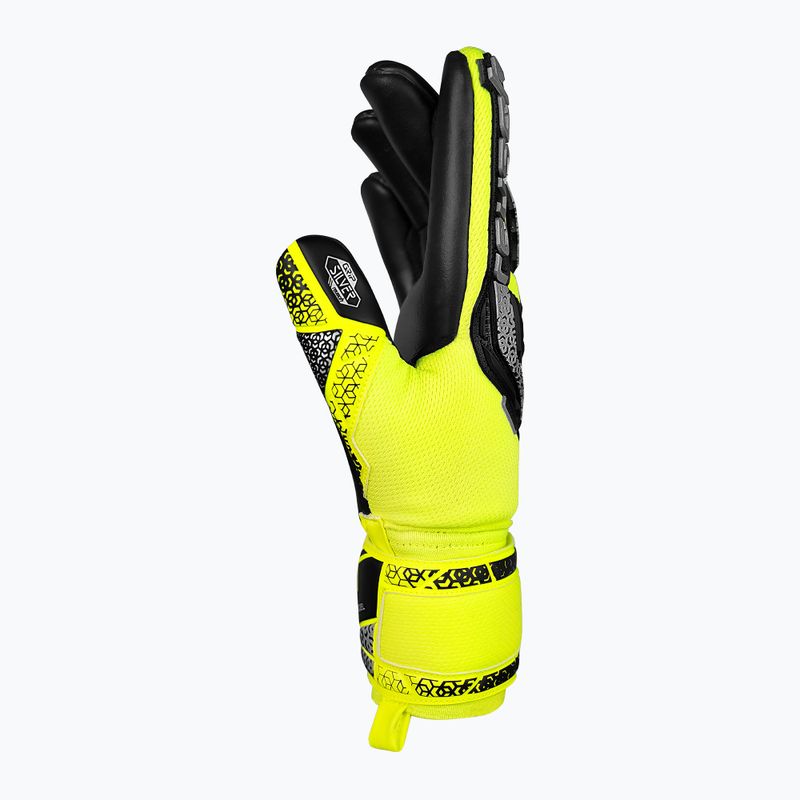 Vartininko pirštinės Reusch Attrakt Freegel Silver safety yellow/silver/black 4