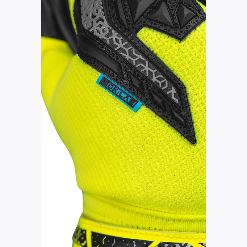 Vartininko pirštinės Reusch Attrakt Freegel Silver safety yellow/silver/black 7