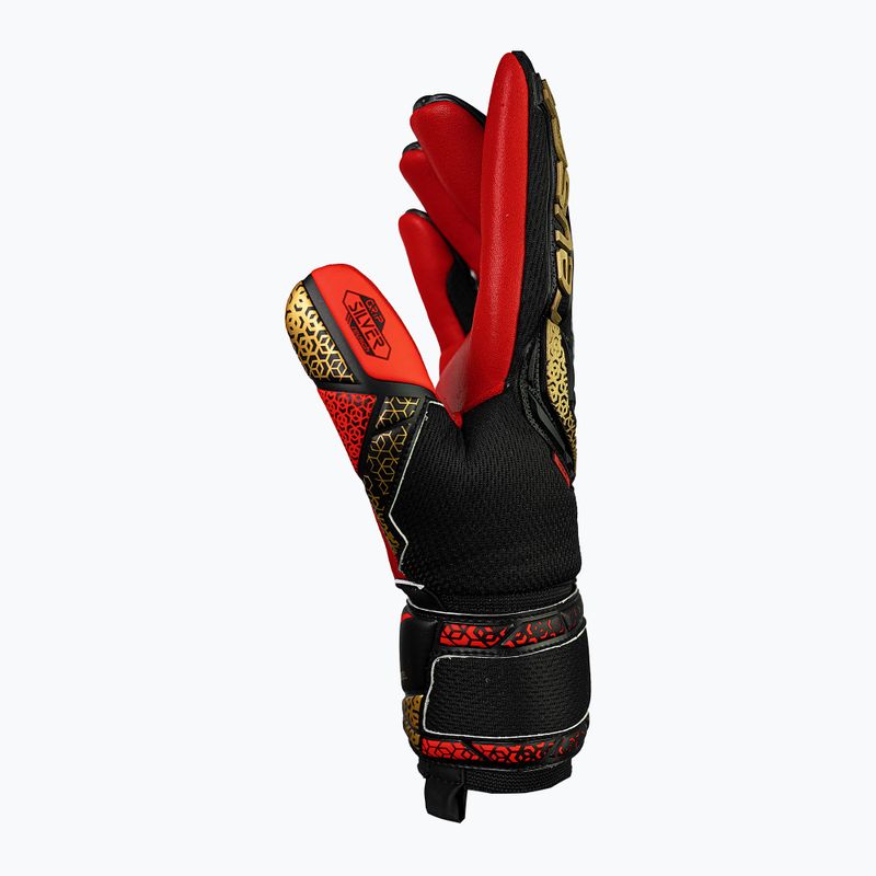 Vartininko pirštinės Reusch Attrakt Freegel Silver black/gold/fiery red 4