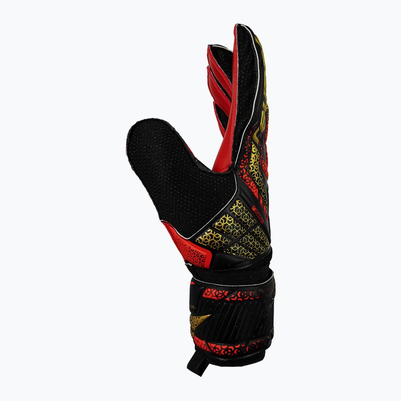 Vartininko pirštinės Reusch Attrakt Solid black/gold/fiery red 4