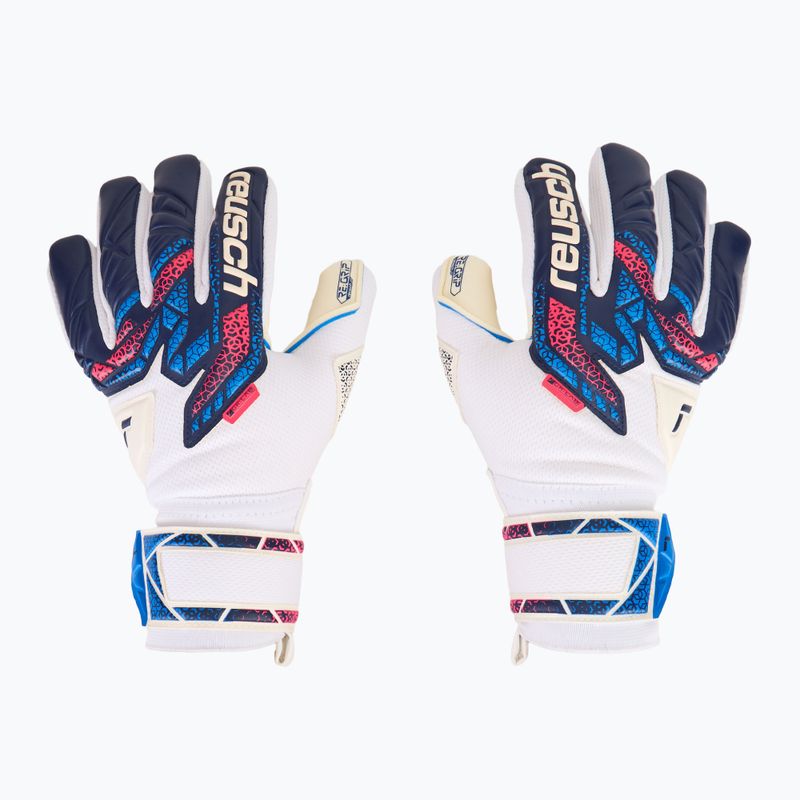 Vartininko pirštinės Reusch Attrakt RE:GRIP NC blue/pink/white 2