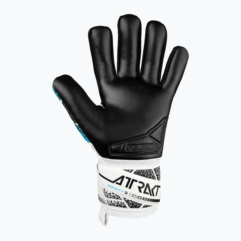 Vartininko pirštinės Reusch Attrakt Infinity NC white/silver/black 3