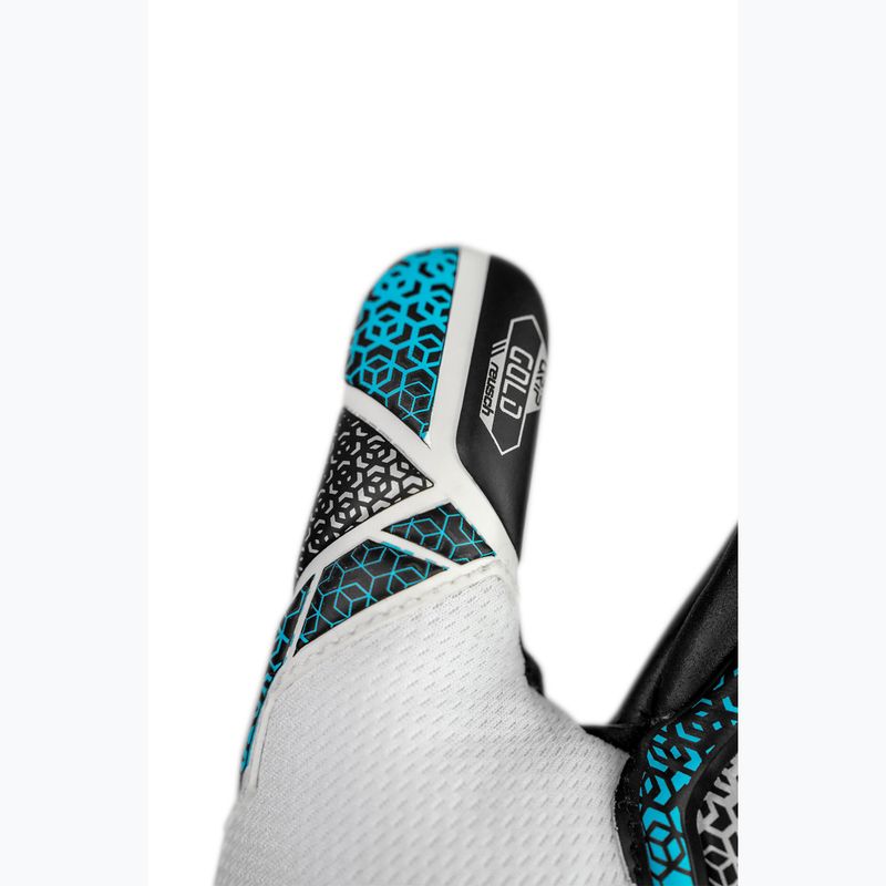 Vaikiškos vartininkų pirštinės Reusch Attrakt Gold NC Junior white/silver/black 7