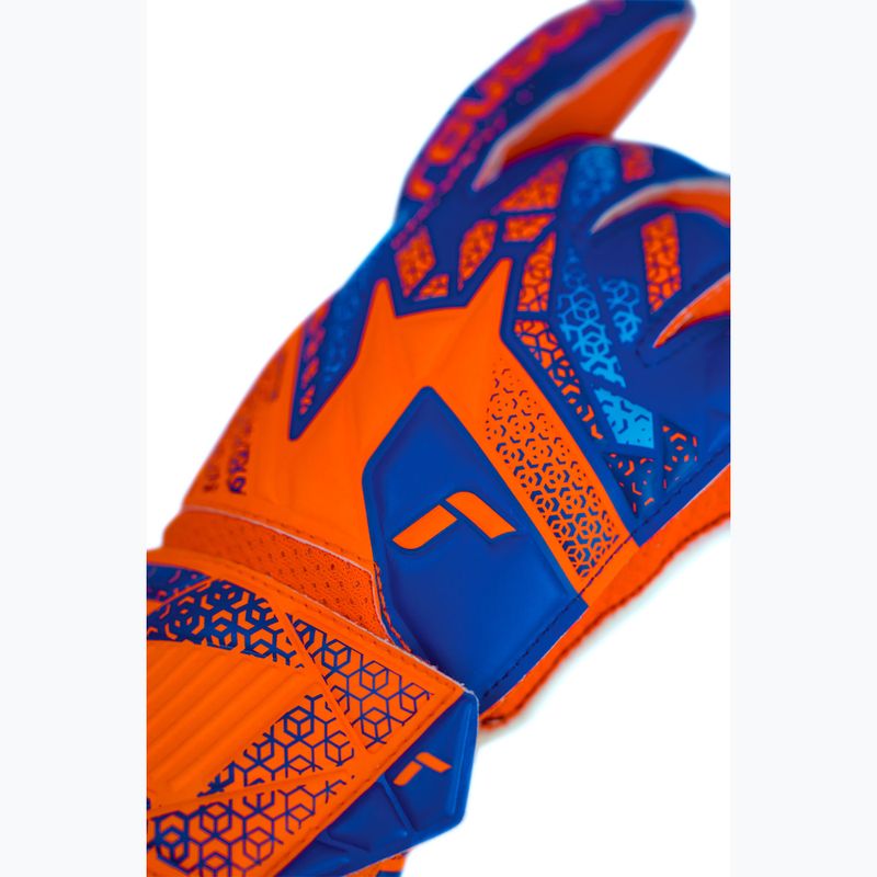 Vaikiškos vartininko pirštinės Reusch Attrakt Solid Junior shocking orange/blue 6