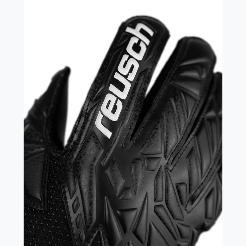 Vaikiškos vartininkų pirštinės Reusch Attrakt Infinity Junior black 5