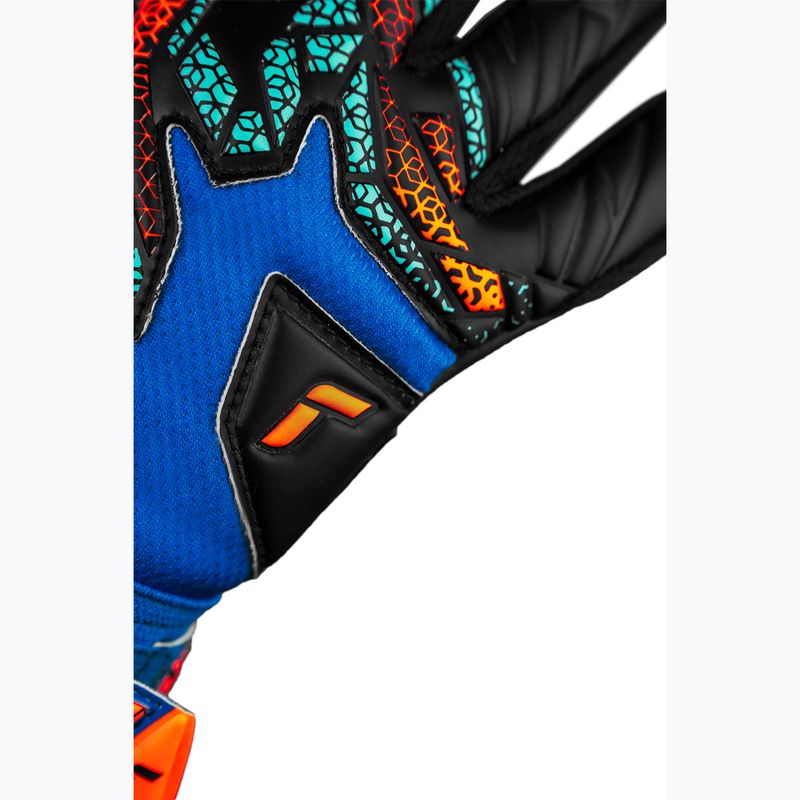 Vartininko pirštinės Reusch Attrakt Infinity NC Junior electric blue/shocking orange/black 6