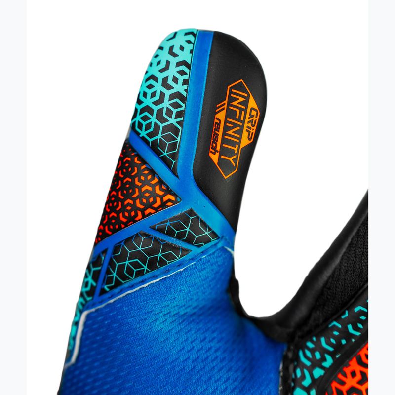 Vartininko pirštinės Reusch Attrakt Infinity NC Junior electric blue/shocking orange/black 7
