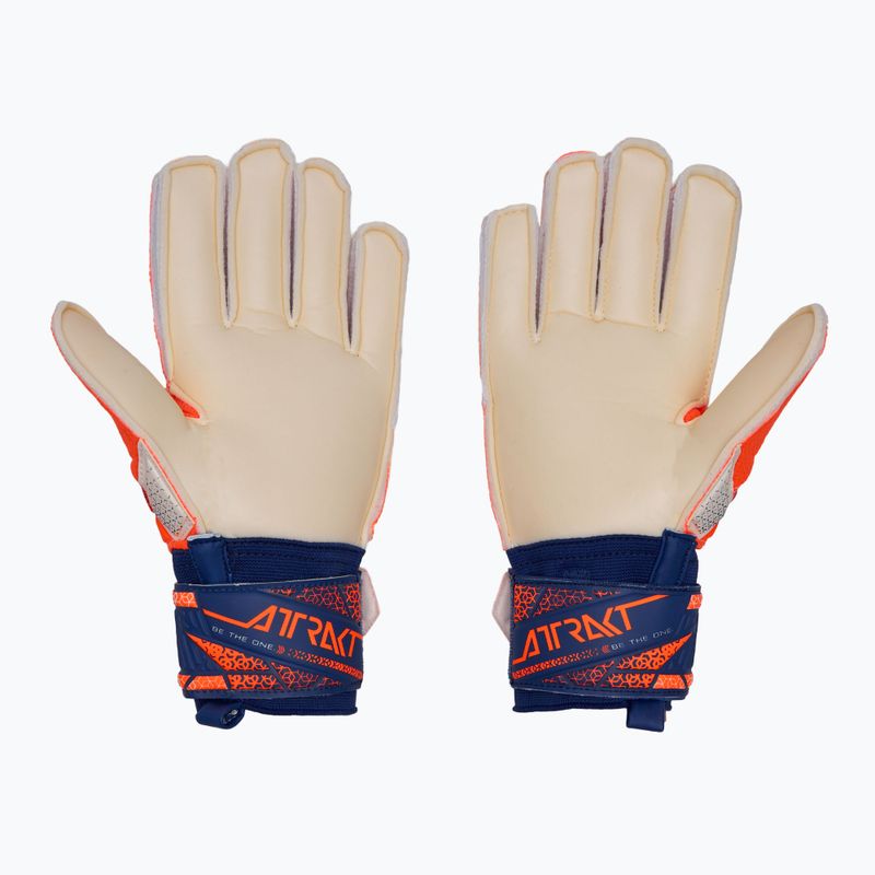 Vartininko pirštinės Reusch Attrakt Solid shocking orange/energize blue 3