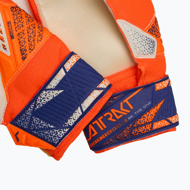 Vaikiškos vartininko pirštinės Reusch Attrakt Solid Junior shocking orange/energize blue 5