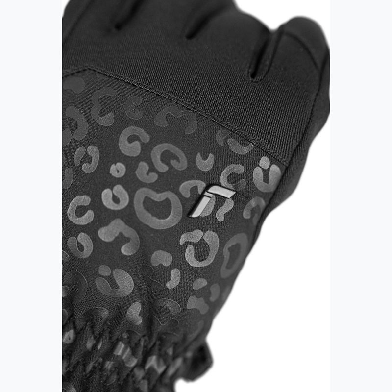Moteriškos slidinėjimo pirštinės Reusch Keira R-Tex XT black/black leopard 6