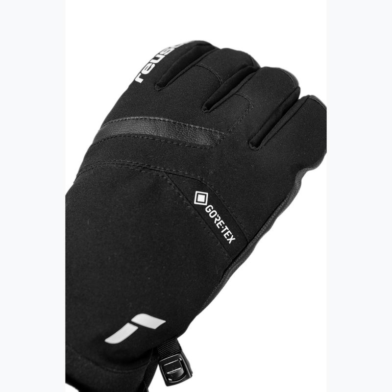 Vyriškos slidinėjimo pirštinės Reusch Booster Gore-Tex black/white 6